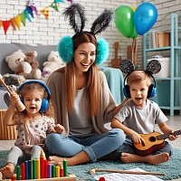 МАМА И ДЕТИ МУЗЫКАЛЬНЫЕ ИГРЫ